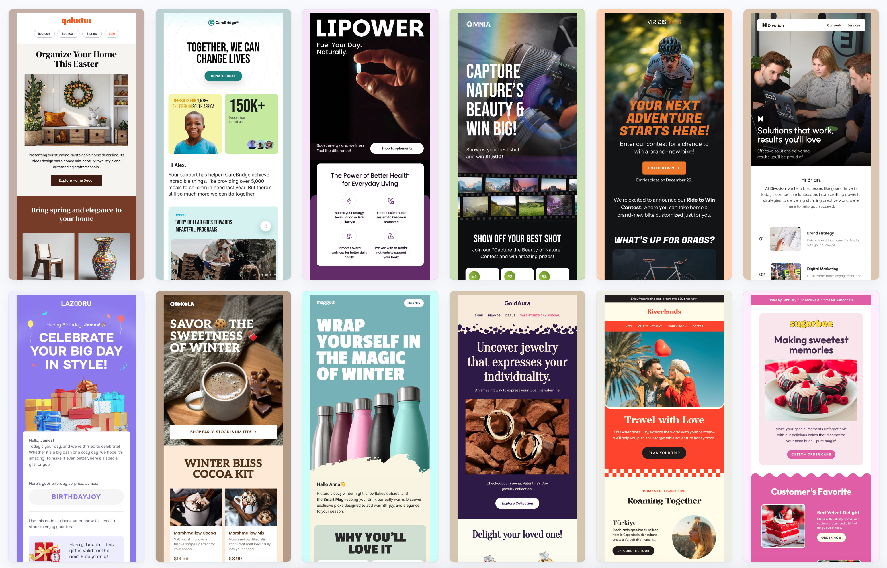Use Professional Email Builder