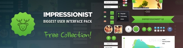 Impressionist UI Free - User Interface Pack