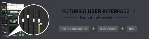 Futurico - Free User Interface Elements Pack