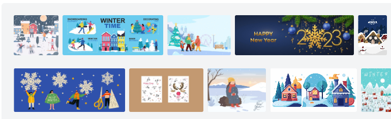 January vibes motifs