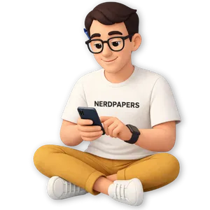 Student checking Nerdpapers pricing and placing an essay order on a mobile phone