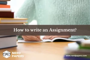 how to write an assignment