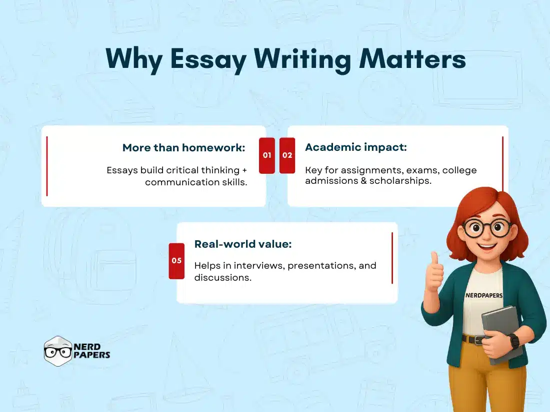 Why essay writing matters – academic impact, critical thinking, communication skills, and real-world value.